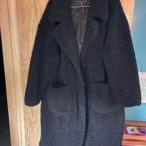 BCBGMaxAzria Black Teddy Jacket